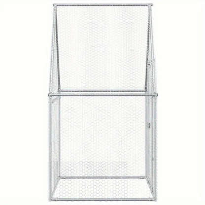 Kippenren – Kippenhok – Vogelenkooi – Dierenkooi – Kippenkooi – Verzinkt Staal – 100x100x190 cm – Stevig en Duurzaam