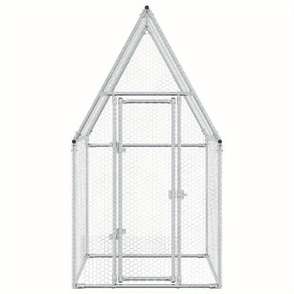 Kippenren – Kippenhok – Vogelenkooi – Dierenkooi – Kippenkooi – Verzinkt Staal – 100x100x190 cm – Stevig en Duurzaam