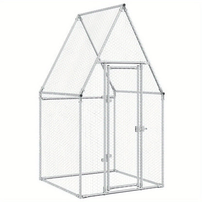 Kippenren – Kippenhok – Vogelenkooi – Dierenkooi – Kippenkooi – Verzinkt Staal – 100x100x190 cm – Stevig en Duurzaam