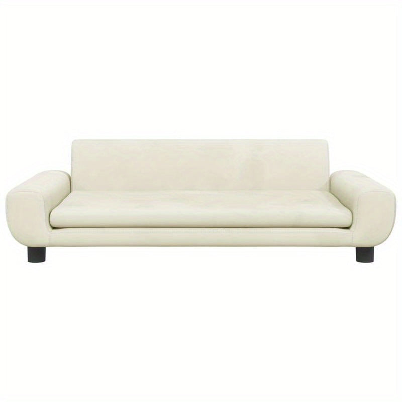 Hondenmand Crème – Hondenbed – Huisdier Sofa – Dog Lounge – Hondensofa – Luxe Velvet – Ruim & Comfortabel – Geschikt Voor Middelgrote Tot Grote Honden