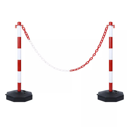 Afzetketting – Kunststof Ketting – Veiligheidsketting – Markeerketting – Afzetlint – 50 Meter Lengte – UV- en Vorstbestendig