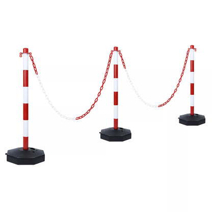 Afzetketting – Kunststof Ketting – Veiligheidsketting – Markeerketting – Afzetlint – 50 Meter Lengte – UV- en Vorstbestendig