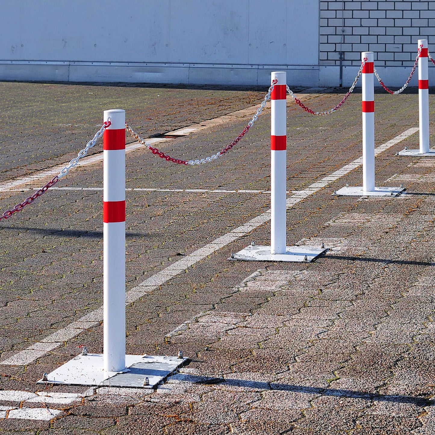 Afzetketting – Kunststof Ketting – Veiligheidsketting – Markeerketting – Afzetlint – 50 Meter Lengte – UV- en Vorstbestendig