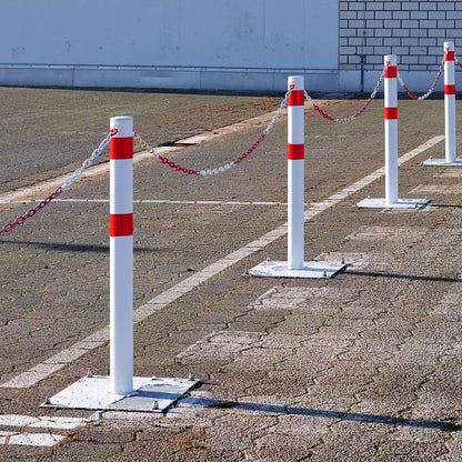 Afzetketting – Kunststof Ketting – Veiligheidsketting – Markeerketting – Afzetlint – 50 Meter Lengte – UV- en Vorstbestendig