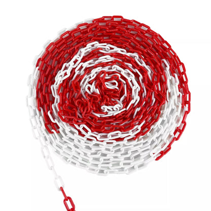 Afzetketting – Kunststof Ketting – Veiligheidsketting – Markeerketting – Afzetlint – 50 Meter Lengte – UV- en Vorstbestendig