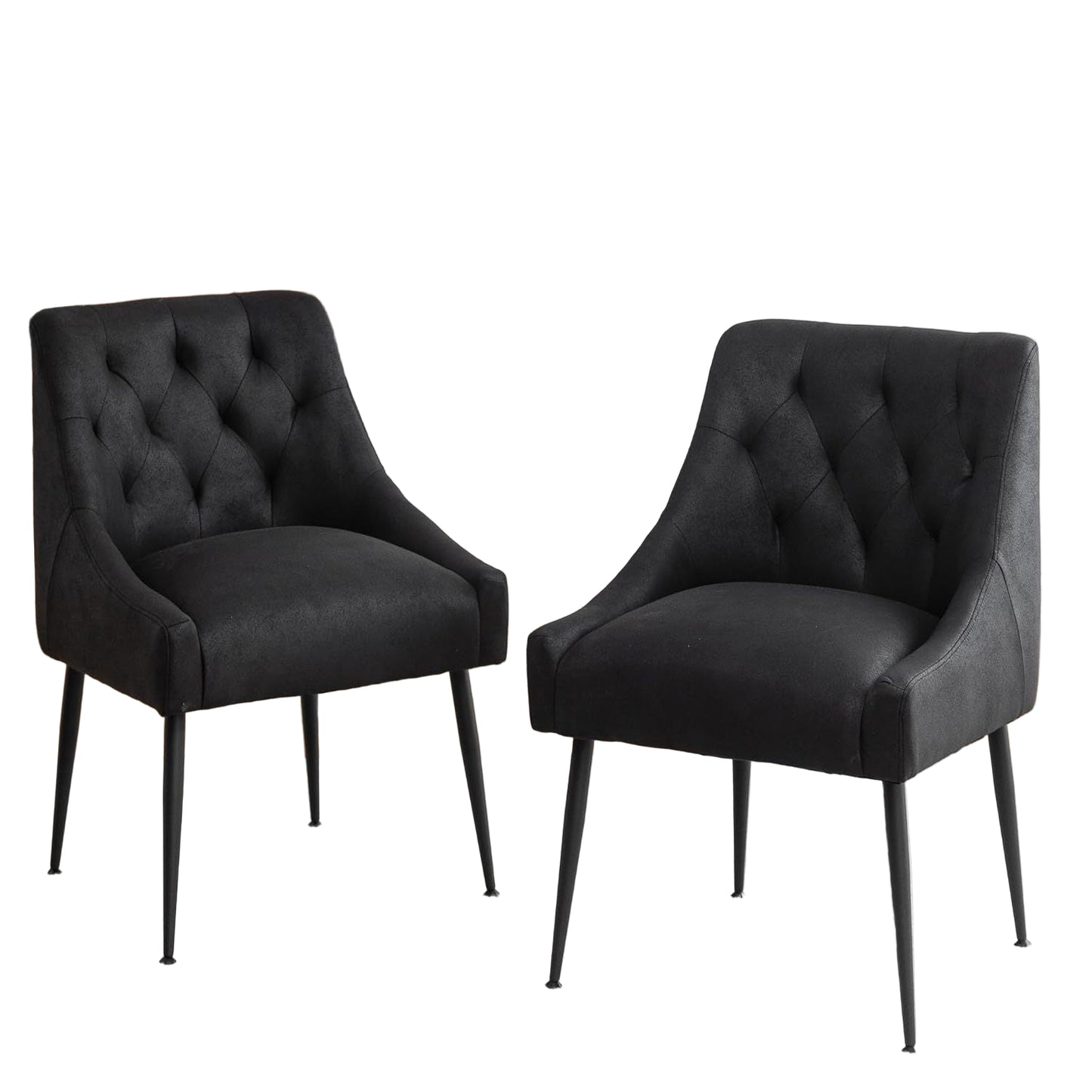 Eetkamerstoelen – Stoelen – Kuipstoelen – Keukenstoelen – Woonkamerstoelen – Met Metalen Frame – 13 cm Dikke Zitting