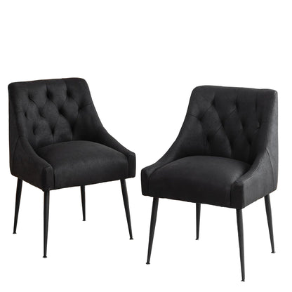Eetkamerstoelen – Stoelen – Kuipstoelen – Keukenstoelen – Woonkamerstoelen – Met Metalen Frame – 13 cm Dikke Zitting