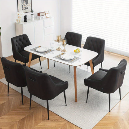 Eetkamerstoelen – Stoelen – Kuipstoelen – Keukenstoelen – Woonkamerstoelen – Met Metalen Frame – 13 cm Dikke Zitting