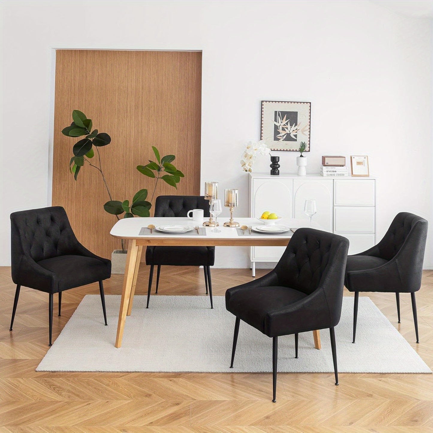 Eetkamerstoelen – Stoelen – Kuipstoelen – Keukenstoelen – Woonkamerstoelen – Met Metalen Frame – 13 cm Dikke Zitting