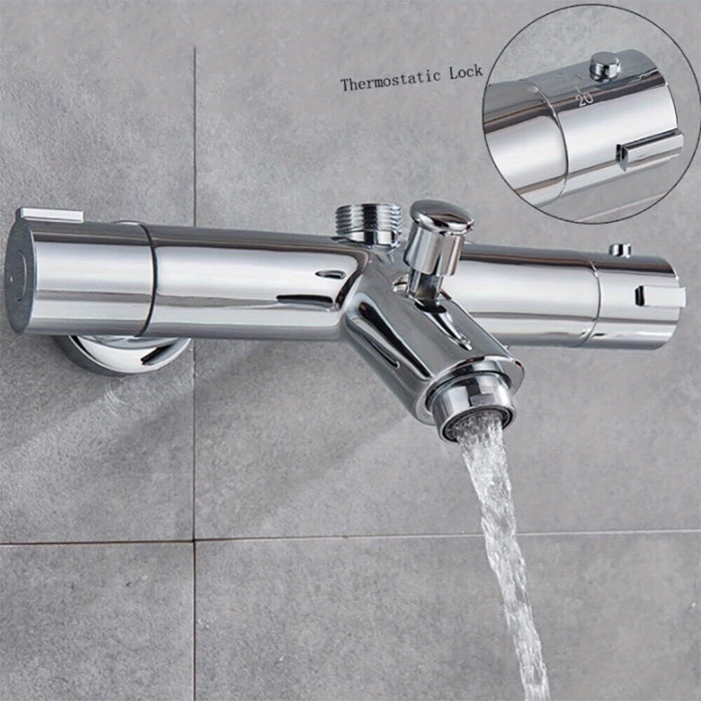 Douchekolom – Douchepaneel – Douchezuil – Regendouche – Doucheset – Thermostatisch – 3 Straalsoorten – RVS Zilverkleurig – Verstelbare Hoogte 81-117 cm