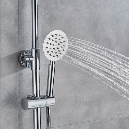 Douchekolom – Douchepaneel – Douchezuil – Regendouche – Doucheset – Thermostatisch – 3 Straalsoorten – RVS Zilverkleurig – Verstelbare Hoogte 81-117 cm