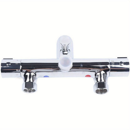 Douchekolom – Douchepaneel – Douchezuil – Regendouche – Doucheset – Thermostatisch – 3 Straalsoorten – RVS Zilverkleurig – Verstelbare Hoogte 81-117 cm