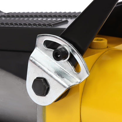 Hydraulische voetpomp – Luchtbediende voetpomp – Hydraulische handpomp – Industriële voetpomp – Werkplaats voetpomp – 10.000 PSI Max Druk – 690cm³ Tankinhoud – 1,5m Brandstofslang – Compact & Duurzaam staal