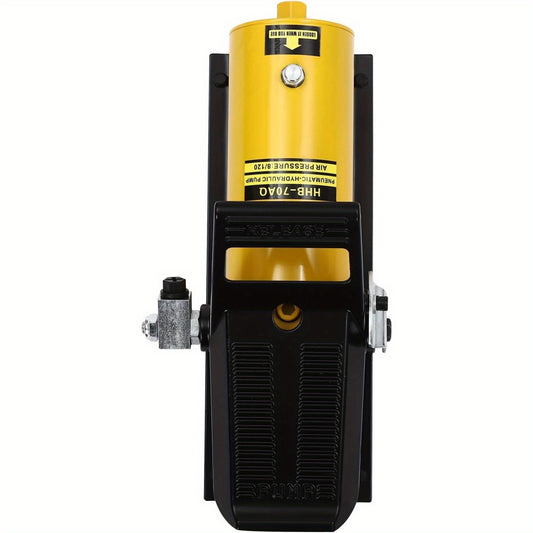Hydraulische voetpomp – Luchtbediende voetpomp – Hydraulische handpomp – Industriële voetpomp – Werkplaats voetpomp – 10.000 PSI Max Druk – 690cm³ Tankinhoud – 1,5m Brandstofslang – Compact & Duurzaam staal