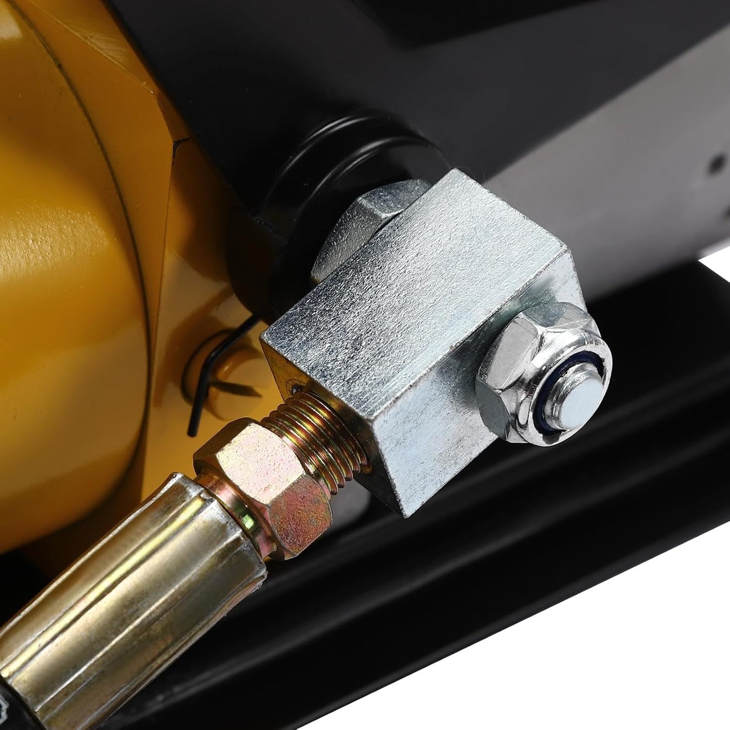 Hydraulische voetpomp – Luchtbediende voetpomp – Hydraulische handpomp – Industriële voetpomp – Werkplaats voetpomp – 10.000 PSI Max Druk – 690cm³ Tankinhoud – 1,5m Brandstofslang – Compact & Duurzaam staal