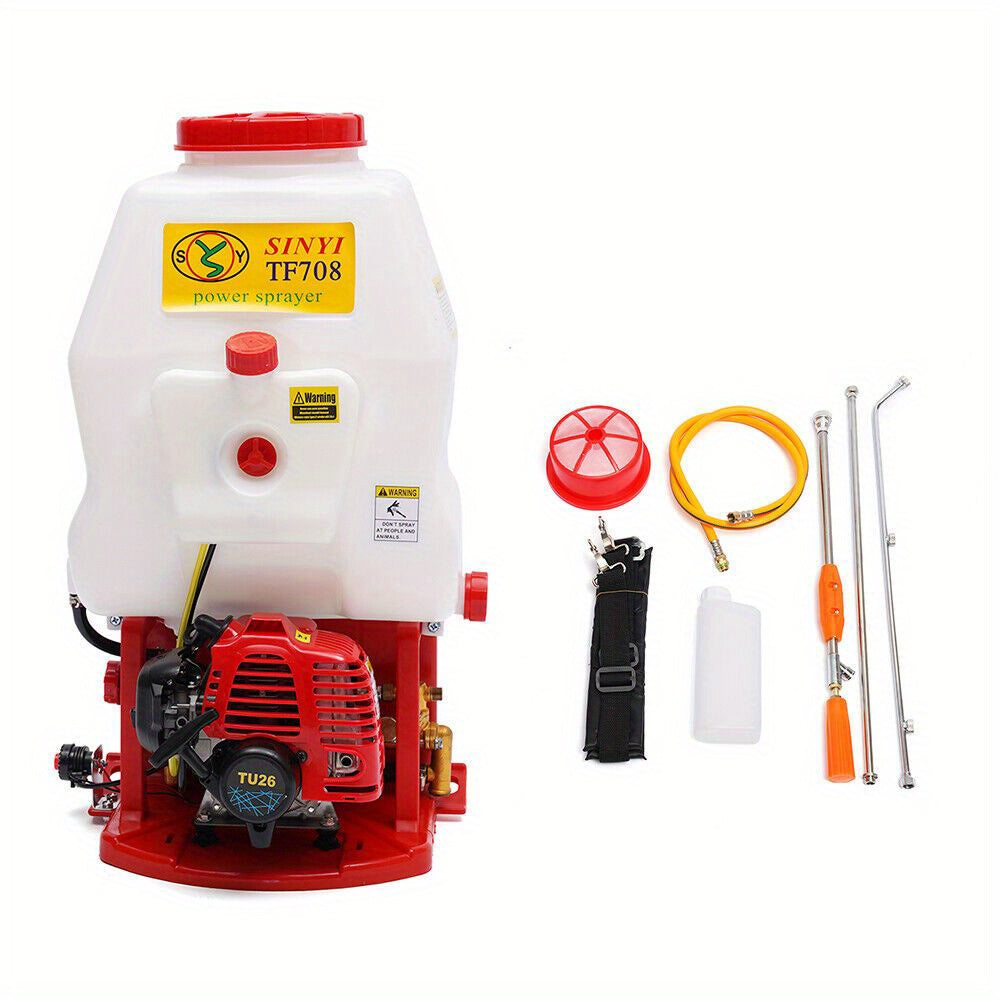 Rugspuit – Drukspuit – Onkruidspuit – Tuinspuit – Vernevelaar – 10L Inhoud – Benzinemotor Zonder Accu