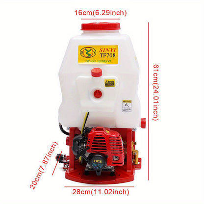 Rugspuit – Drukspuit – Onkruidspuit – Tuinspuit – Vernevelaar – 10L Inhoud – Benzinemotor Zonder Accu