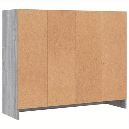 Sideboard – Dressoir – Kast – Opbergkast – Meubel – Sonoma Grijs – 91x28x75 cm – Gemaakt van Rundhout MDF