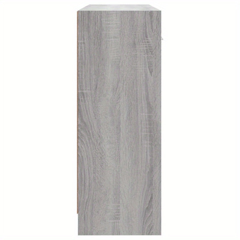 Sideboard – Dressoir – Kast – Opbergkast – Meubel – Sonoma Grijs – 91x28x75 cm – Gemaakt van Rundhout MDF
