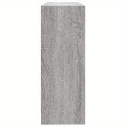 Sideboard – Dressoir – Kast – Opbergkast – Meubel – Sonoma Grijs – 91x28x75 cm – Gemaakt van Rundhout MDF