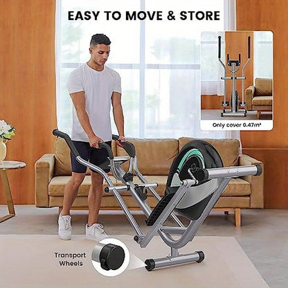 Crosstrainer – Elliptische Trainer – Fitnessapparaat – Hometrainer – Elliptical Trainer – Magnetische Weerstand – Compact En Stabiel Frame