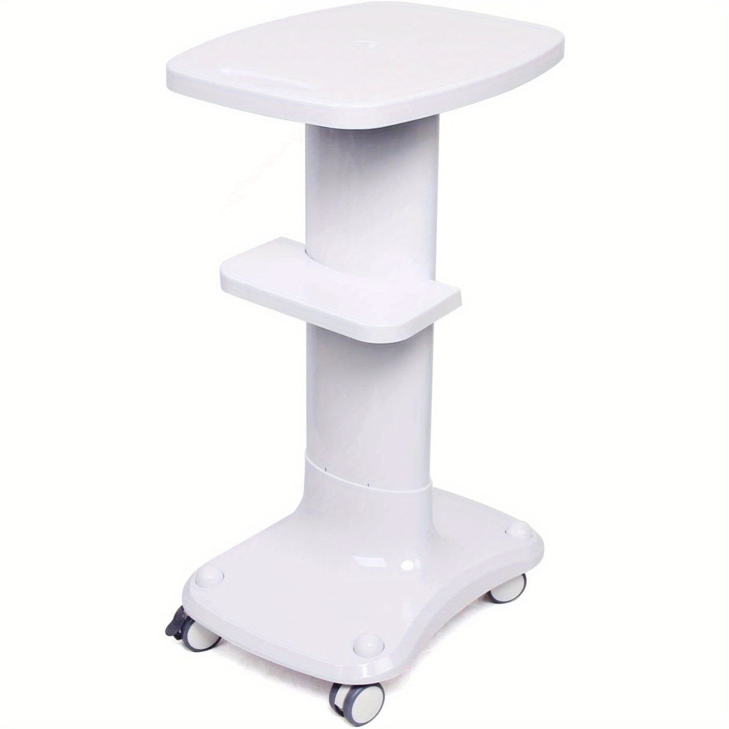 Goodslinesshop Beauty Salon Cart Constructed from ABS Portable Trolley for Collecting Instruments White [Shop Now for Premium Quality!]
