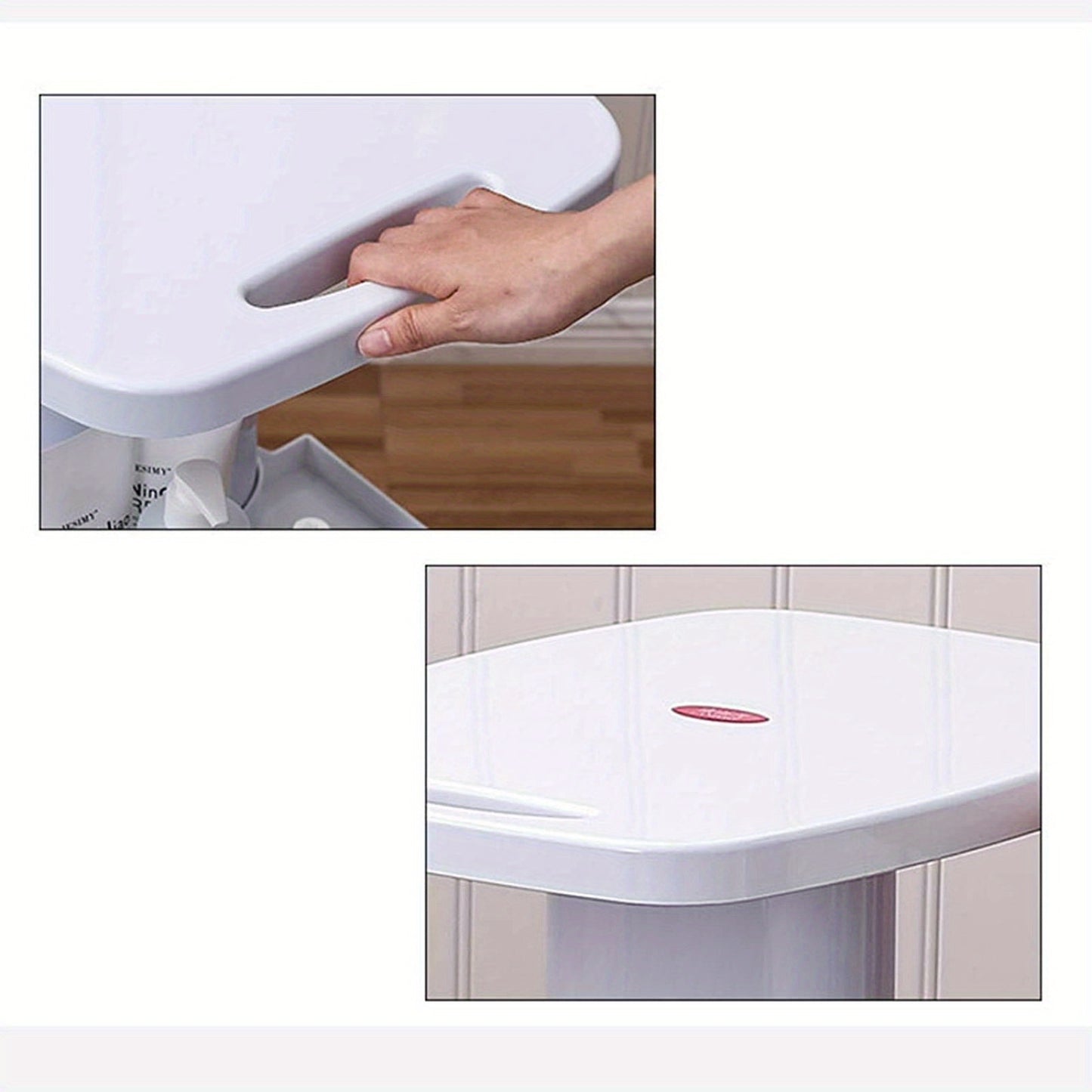 Goodslinesshop Beauty Salon Cart Constructed from ABS Portable Trolley for Collecting Instruments White [Shop Now for Premium Quality!]