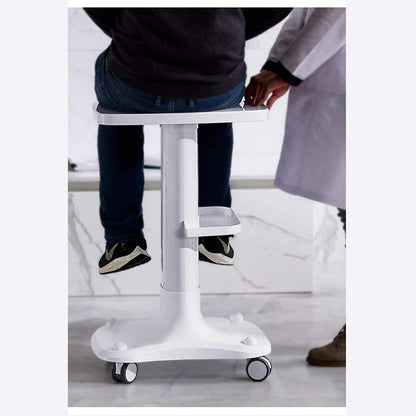 Goodslinesshop Beauty Salon Cart Constructed from ABS Portable Trolley for Collecting Instruments White [Shop Now for Premium Quality!]