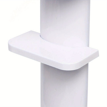 Goodslinesshop Beauty Salon Cart Constructed from ABS Portable Trolley for Collecting Instruments White [Shop Now for Premium Quality!]