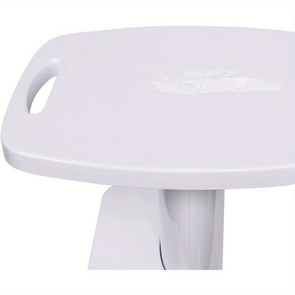 Goodslinesshop Beauty Salon Cart Constructed from ABS Portable Trolley for Collecting Instruments White [Shop Now for Premium Quality!]