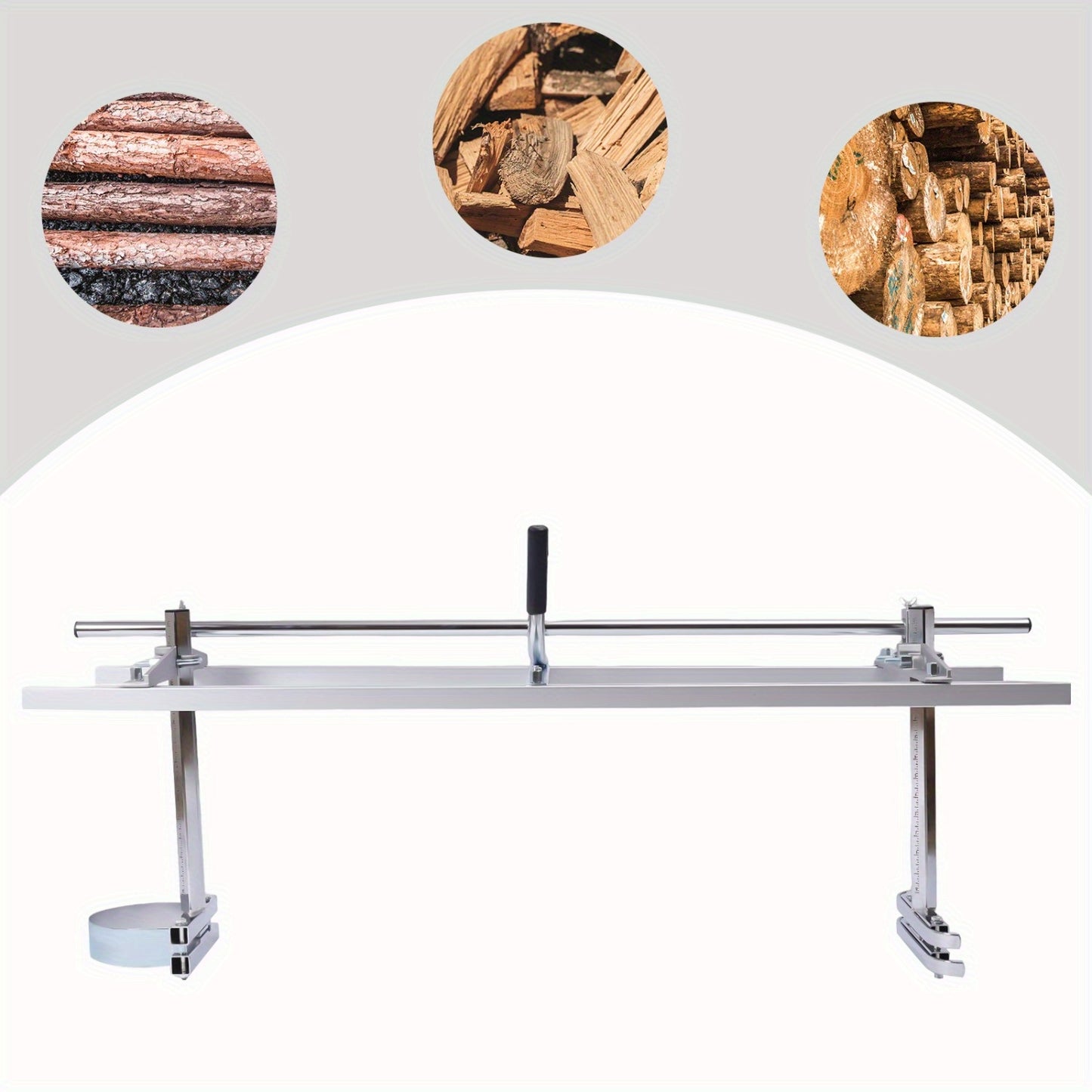 Zaaggeleider kettingzaag – kettingzaaghouder – zaagrail – houtzaaggeleider – zaaghulp – aluminium en staal – geschikt tot 121,92 cm zaagblad