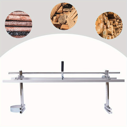 Zaaggeleider kettingzaag – kettingzaaghouder – zaagrail – houtzaaggeleider – zaaghulp – aluminium en staal – geschikt tot 121,92 cm zaagblad