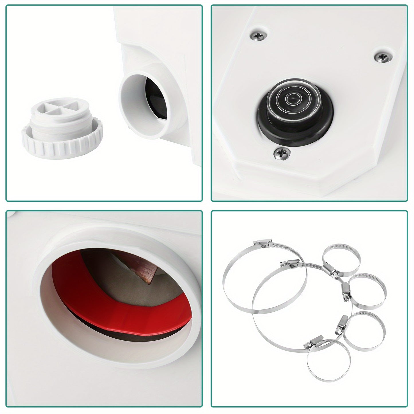 wc-pomp – afvalwaterpomp – rioolpomp – toiletpomp – afvoer-pomp – compact – werkt zonder elektriciteit