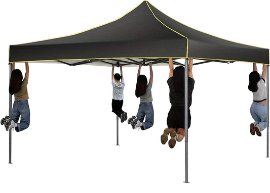 Pop-up Tent – Vouwtent – Partytent – Zonnetent – Schaduwtent – Zwart – 3,05×3,05 Meter – Snelle Opbouw – UV Bescherming