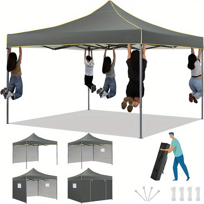 Pop-up Tent – Vouwtent – Partytent – Schaduwdoek – Zonnetent – 3,05 x 3,05 Meter – Snelle Opbouw – Inclusief Afneembare Zijwanden