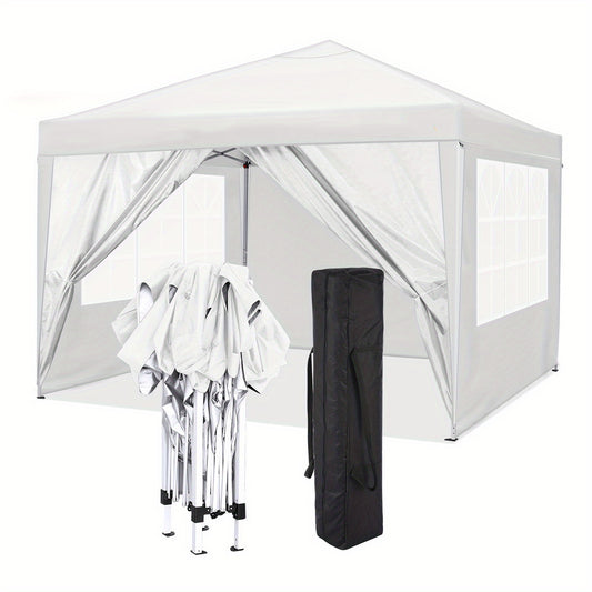 Partytent – Pop-up Tent – Vouwtent – Paviljoen – Tuintent – 3,05x3,05 m – Waterdicht & UV-bestendig – 4 Afneembare Zijwanden