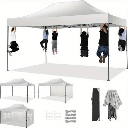 Pop-Up Partytent – Vouwtent – Tent Met Zijwanden – Buiten Shelter – 3 Afneembare Zijwanden – Aluminium Frame