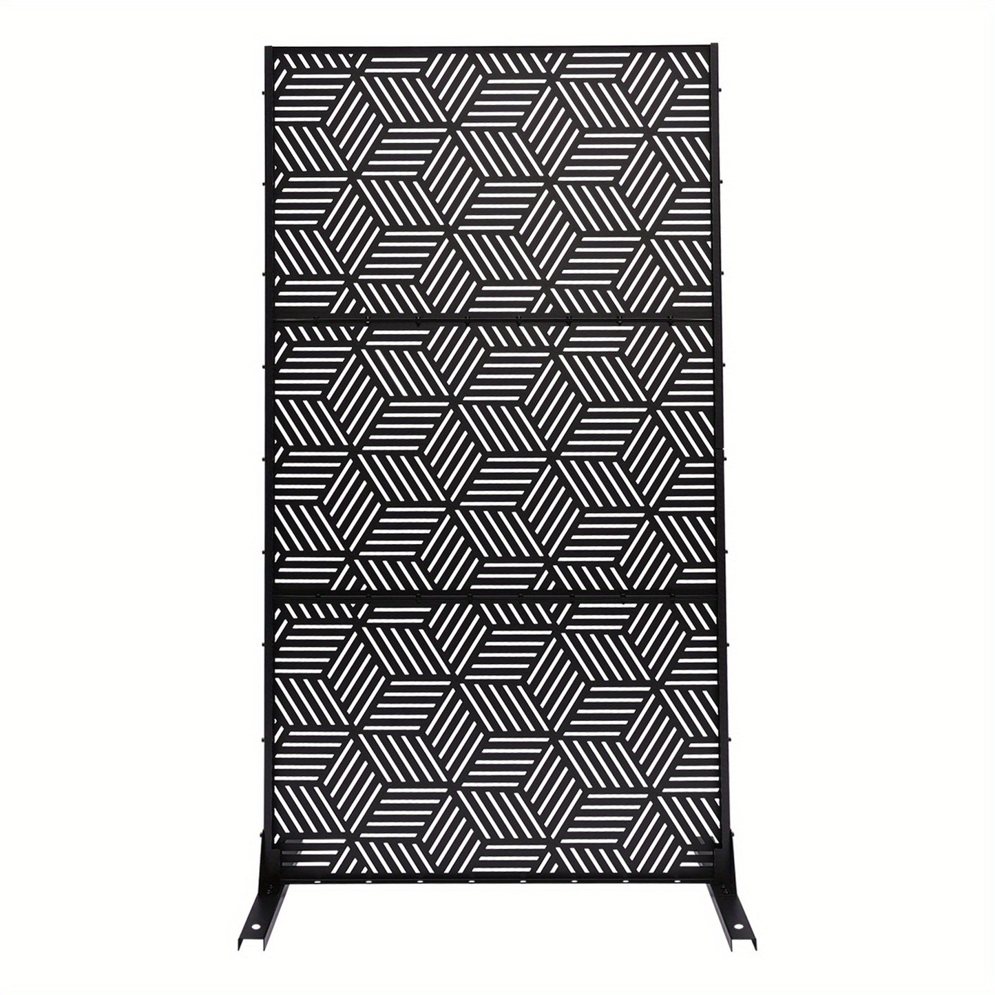 Tuinscherm – Privacyscherm – Windscherm – Balkonscherm – Zichtscherm – Staal met Nano Coating – 190 cm Hoog – Vrijstaand en Modern Design