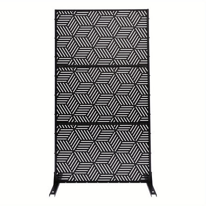 Tuinscherm – Privacyscherm – Windscherm – Balkonscherm – Zichtscherm – Staal met Nano Coating – 190 cm Hoog – Vrijstaand en Modern Design
