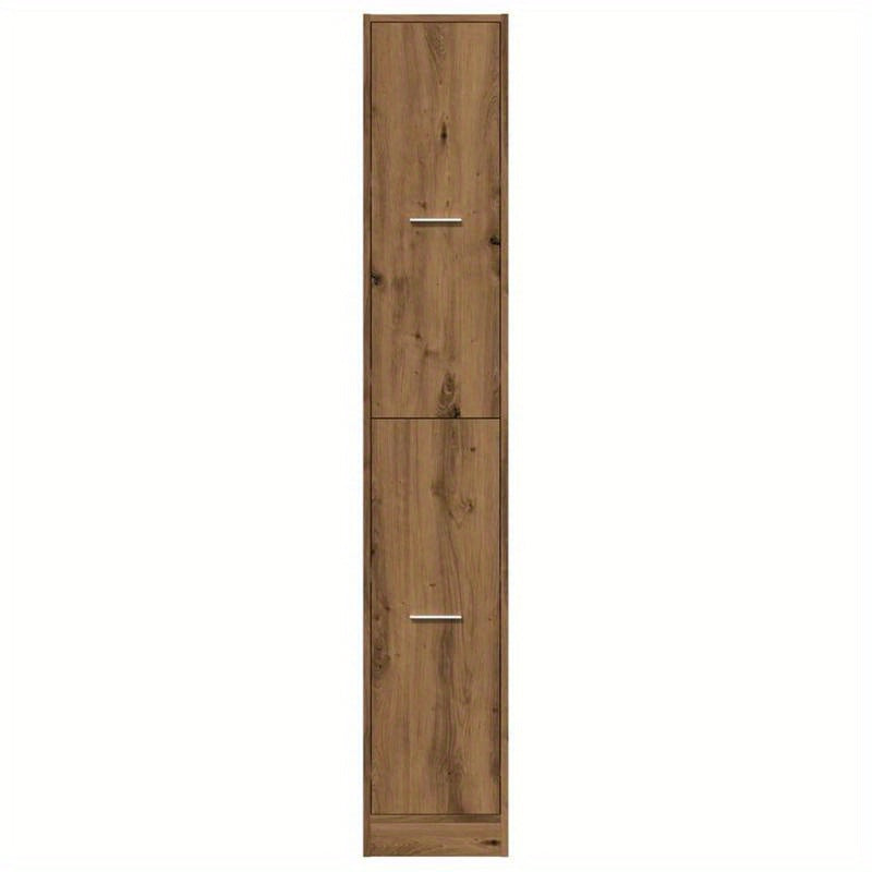 Opbergkast – Hoge Kast – Smalle Kast – Opbergrek – Keukenkast – Duurzaam Gerecycled Hout – Compact Verticaal Design 30x41x174,5 cm