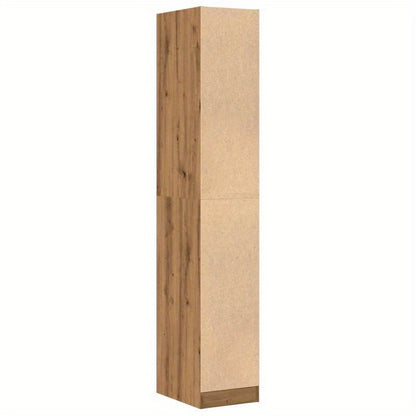 Opbergkast – Hoge Kast – Smalle Kast – Opbergrek – Keukenkast – Duurzaam Gerecycled Hout – Compact Verticaal Design 30x41x174,5 cm