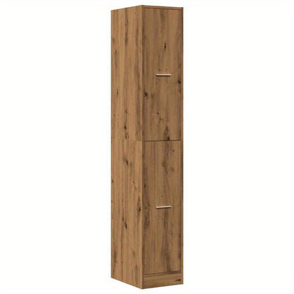 Opbergkast – Hoge Kast – Smalle Kast – Opbergrek – Keukenkast – Duurzaam Gerecycled Hout – Compact Verticaal Design 30x41x174,5 cm