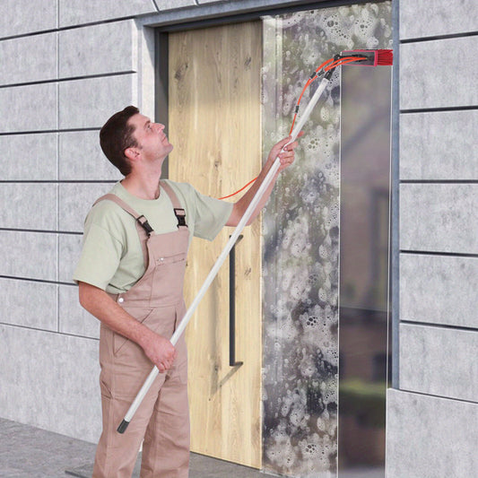 Goodslinesshop MEHOOSPVN Telescopic rod, water-carrying window cleaner with telescopic handle, telescopic rod, roof cleaning with brush, 8 metres long for cleaning high windows, exterior walls, cars [High-Quality Shop Now!],