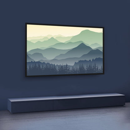 Projectiescherm – Beamer Scherm – Projectiedoek – Projector Scherm – Beamerscherm – 100 Inch – 16:9 Beeldverhouding – Aluminium Frame