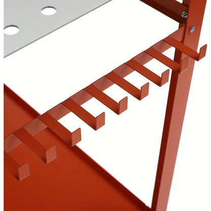 Laswerkbank – Lastafel – Soldeertafel – Werkbank – Mobiele Werktafel – Stalen Werkbank – 272 kg Draagvermogen – Verstelbare Poten & Opbergruimte