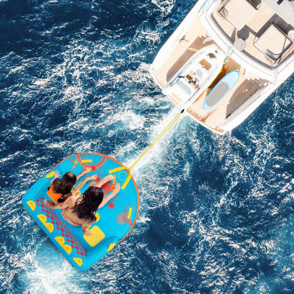 Fun Tube – Watersport Tube – Sleep Tube – Opblaasbare Tube – Waterpret Tube – Voor 3 Personen – Duurzaam Nylon – Inclusief Sleepogen