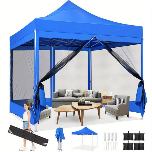 Klaptent – Inklapbare Tent – Muskietennet Tent – Camping Tent – 3x3 Meter – Lichtgewicht Aluminium – Inklapbaar Met Draagtas