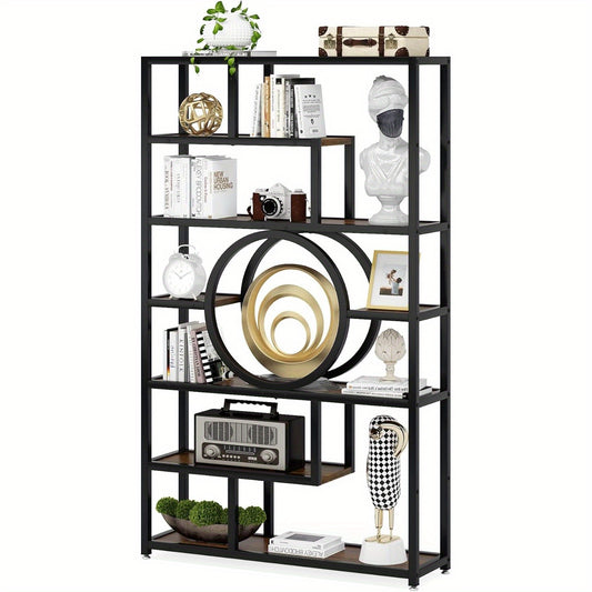 Boekenkast – Boekenrek – Vakkenkast – Stellingkast – Opbergkast – Industrieel Design – 182,88 cm Hoog – 11 Open Vakken