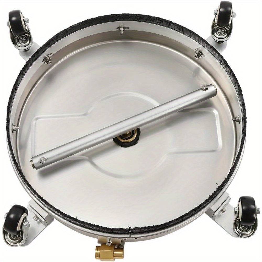 Ondergwagenreiniger – Onderkantreiniger – Autoonderhoud Borstel – Hogedrukreiniger Accessoire – Roestvrijstalen Rondoppervlak – 40,64 cm Breedte – 4000 PSI Krachtig – Geschikt Voor 99°C Water