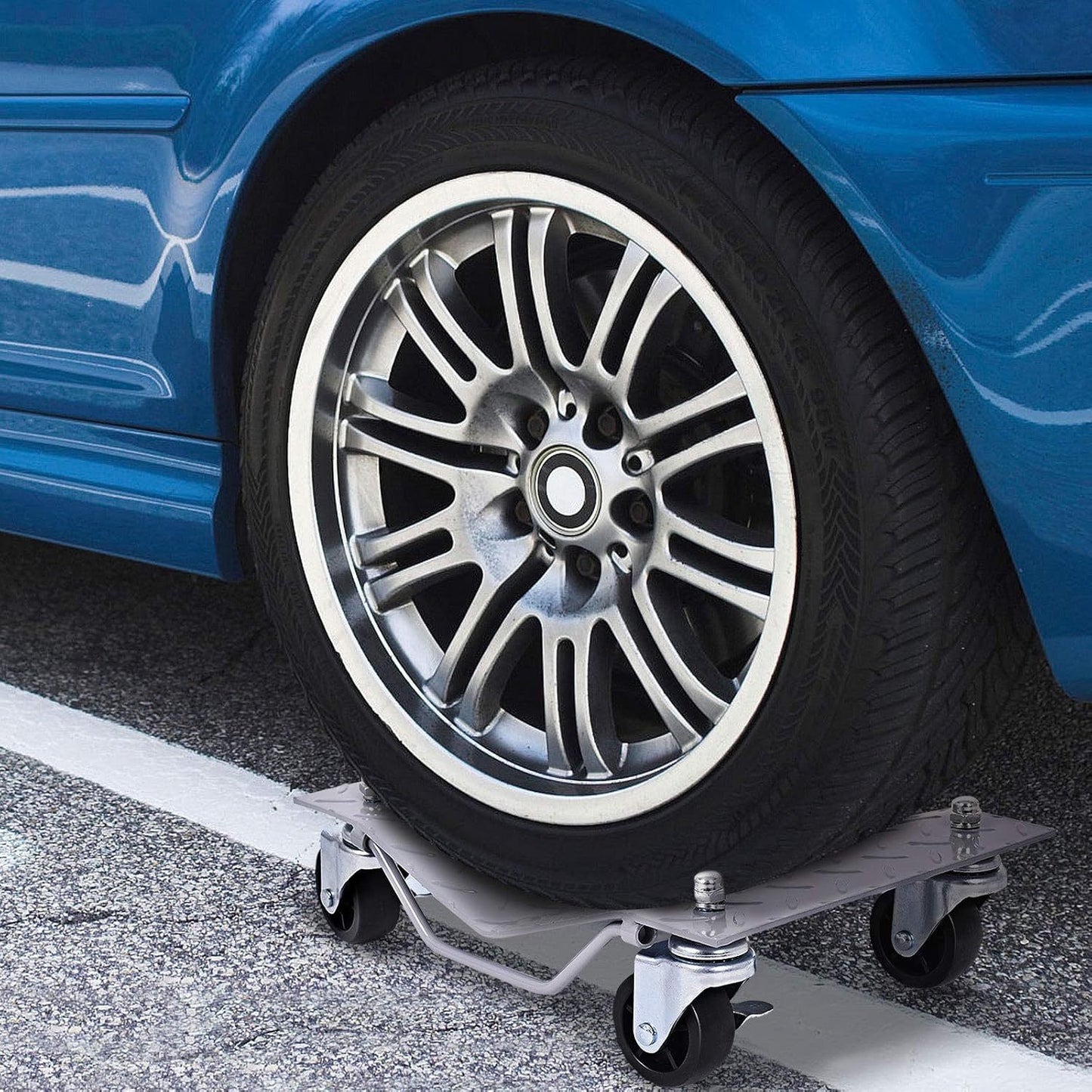 Rollendekens – Autoplatforms – Wielplaten – Rolplaten – Verplaatsingshulpmiddel – Stalen Constructie – 680 kg Draagvermogen – Vergrendelbare Wielen